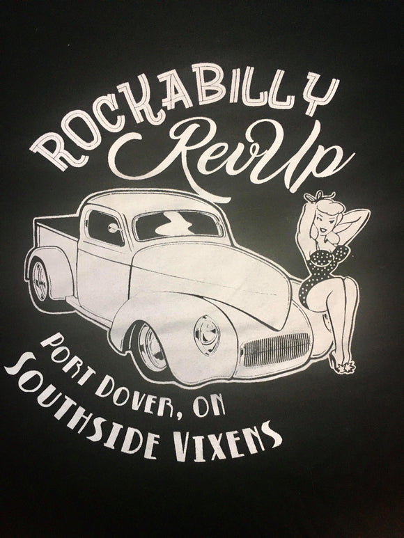 Rockabilly Rev Up T Shirt - Mens - Retro Peaches Vintage Dresses