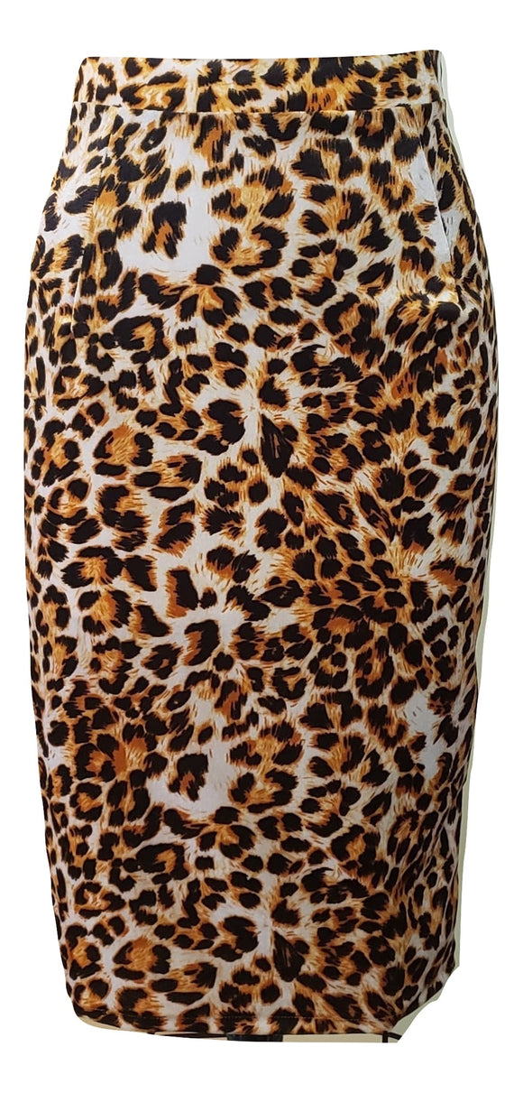 Toni Wiggle in Leopard - Retro Peaches Vintage Dresses